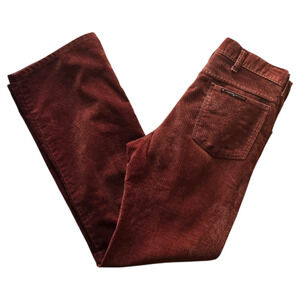 Sedgefield 33/32 Red Brown Corduroy Pants
